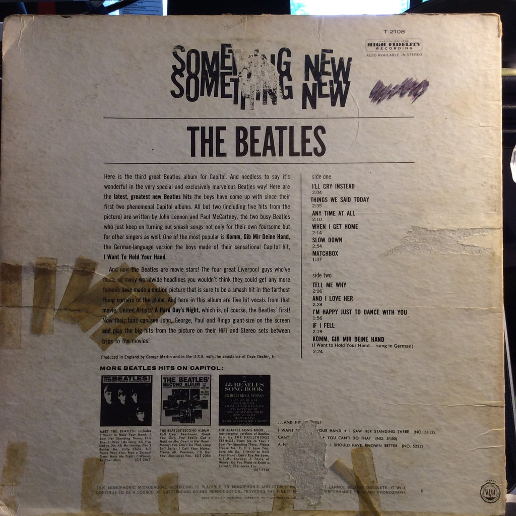 The Beatles - Something New (VINYL) | Very Good (VG) Very Good (VG)