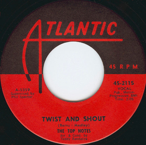 The Top Notes - Twist And Shout (7" VINYL) | Very Good (VG) Generic