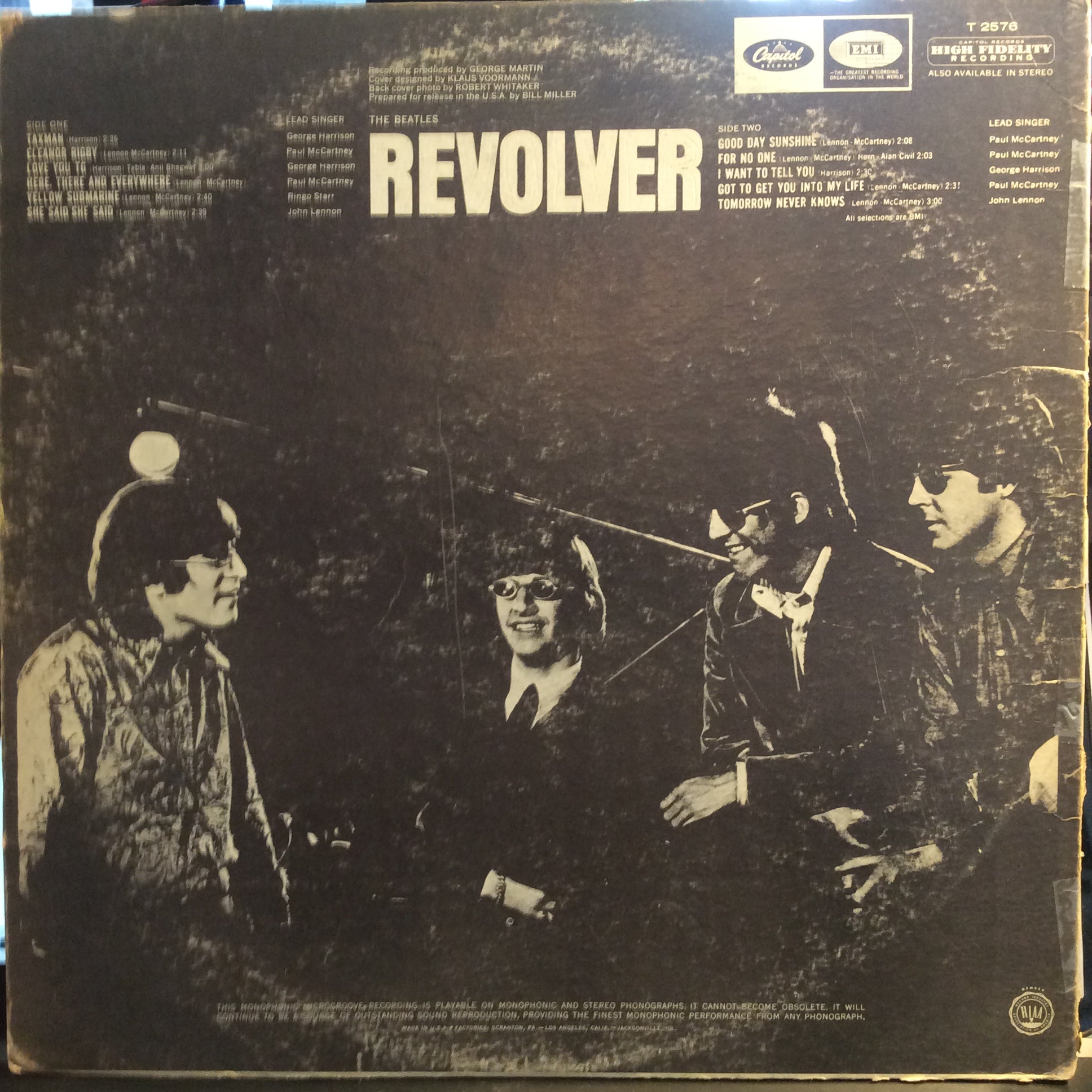 The Beatles - Revolver (VINYL) | Very Good (VG) Very Good (VG)