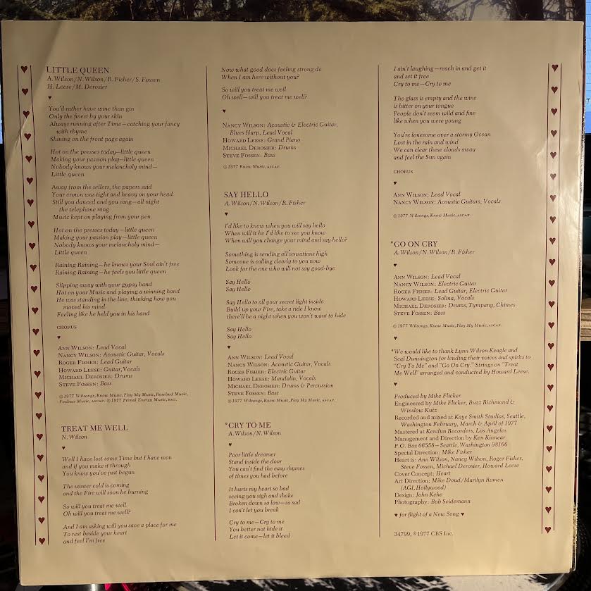 Heart - Little Queen | Very Good (VG) Near Mint (NM)