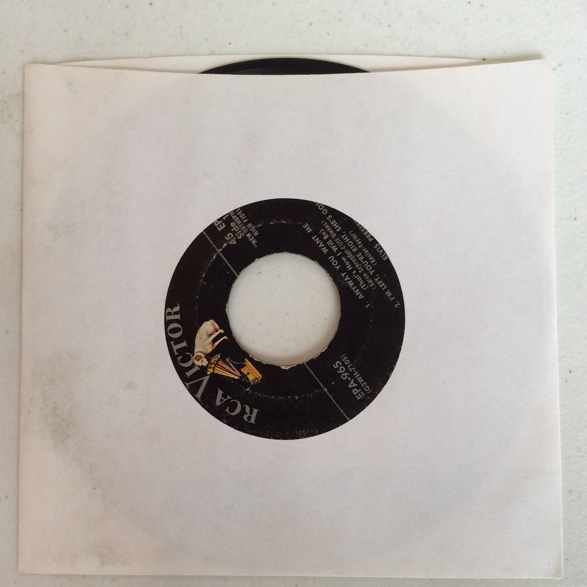 Elvis Presley - Any Way You Want Me (7" VINYL) | Very Good (VG) Very Good (VG)