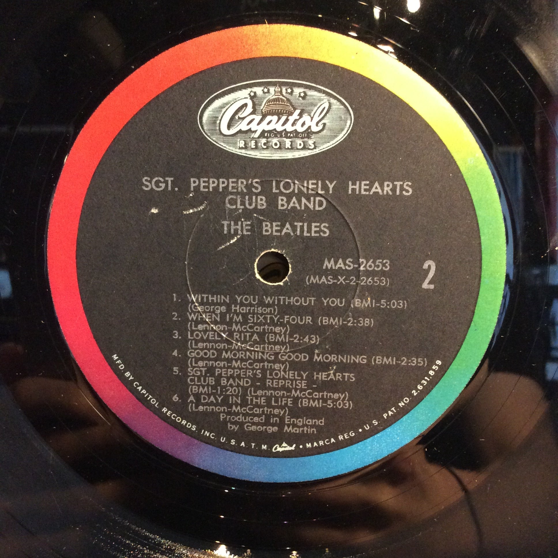 The Beatles - Sgt. Pepper's Lonely Hearts Club Band (VINYL) | Very Good (VG) Very Good Plus (VG+)