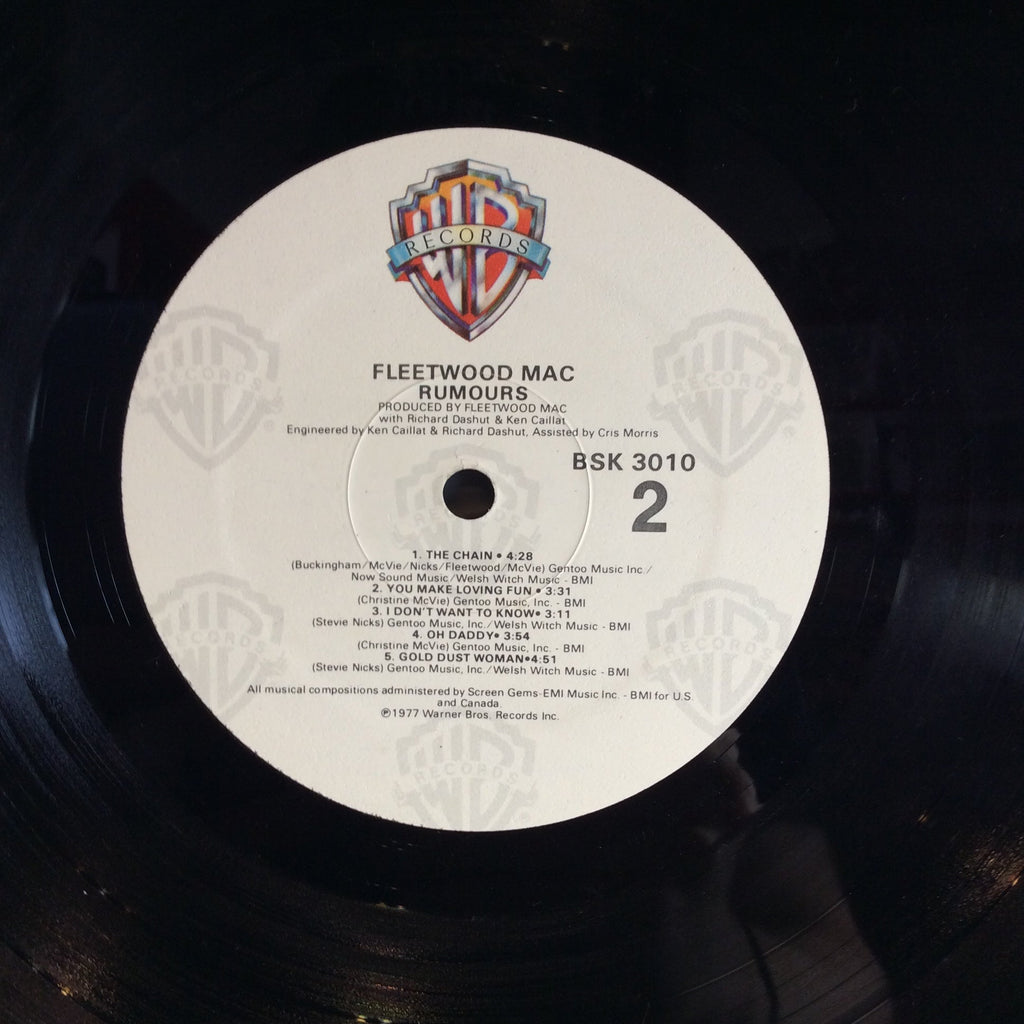 Fleetwood Mac - Rumours (VINYL) | Very Good (VG) Excellent (EX)
