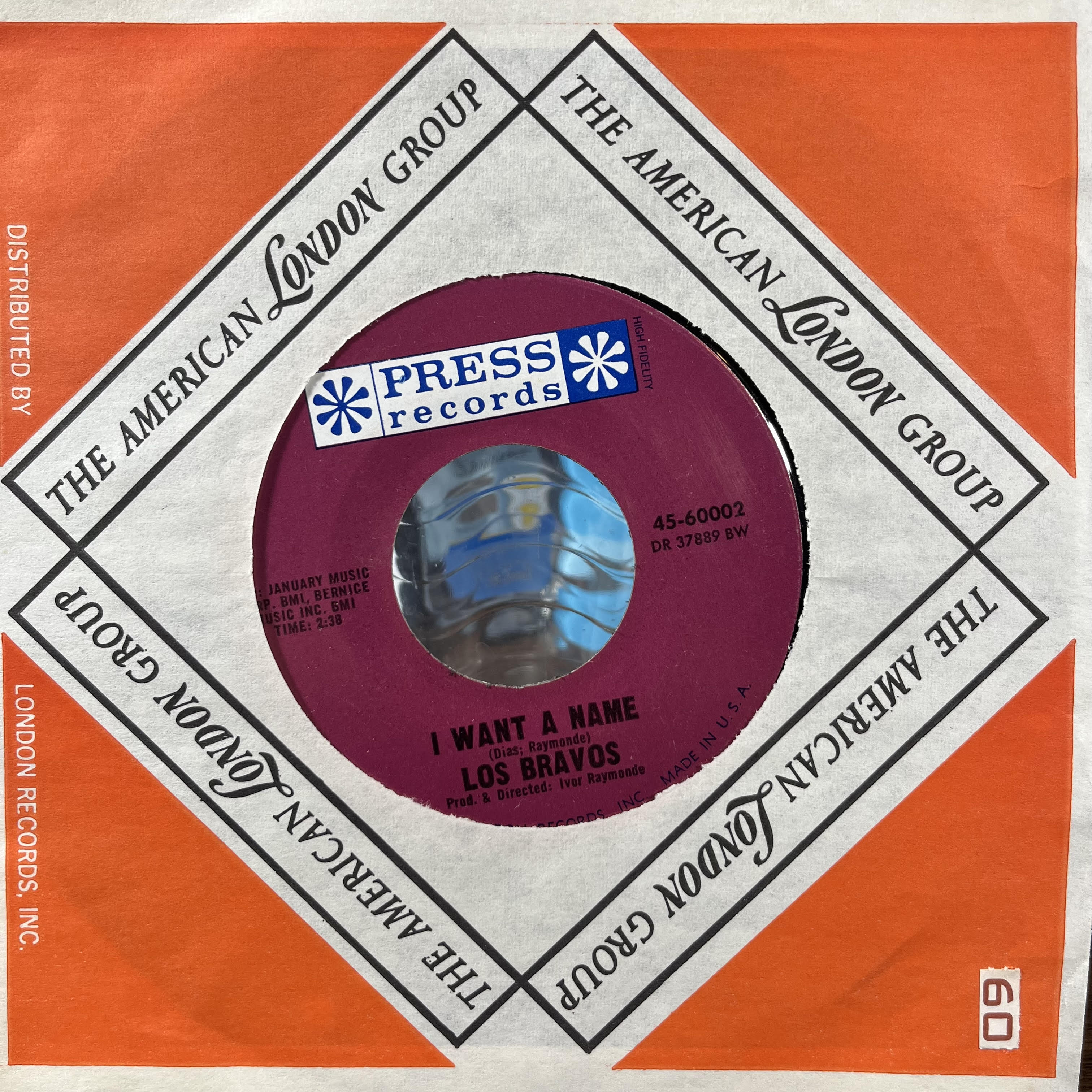 Black Is Black (7" VINYL) | Very Good (VG)