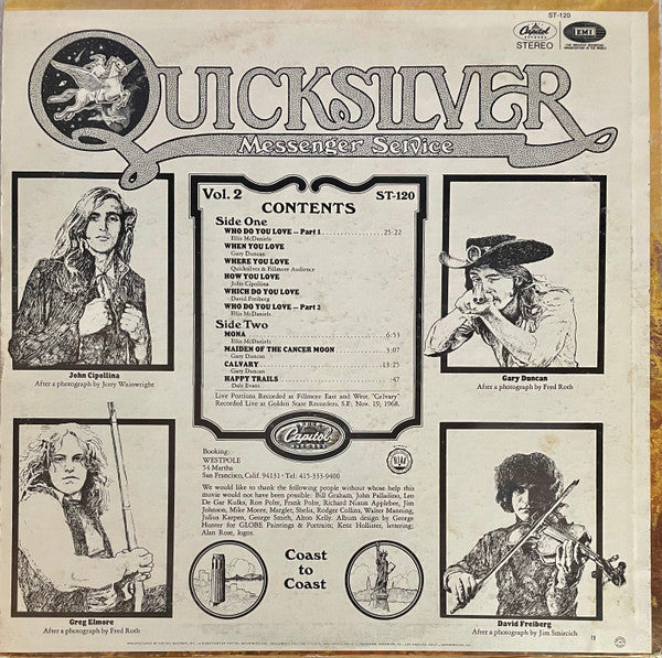 Quicksilver Messenger Service - Happy Trails (VINYL) | Very Good (VG) Very Good Plus (VG+)
