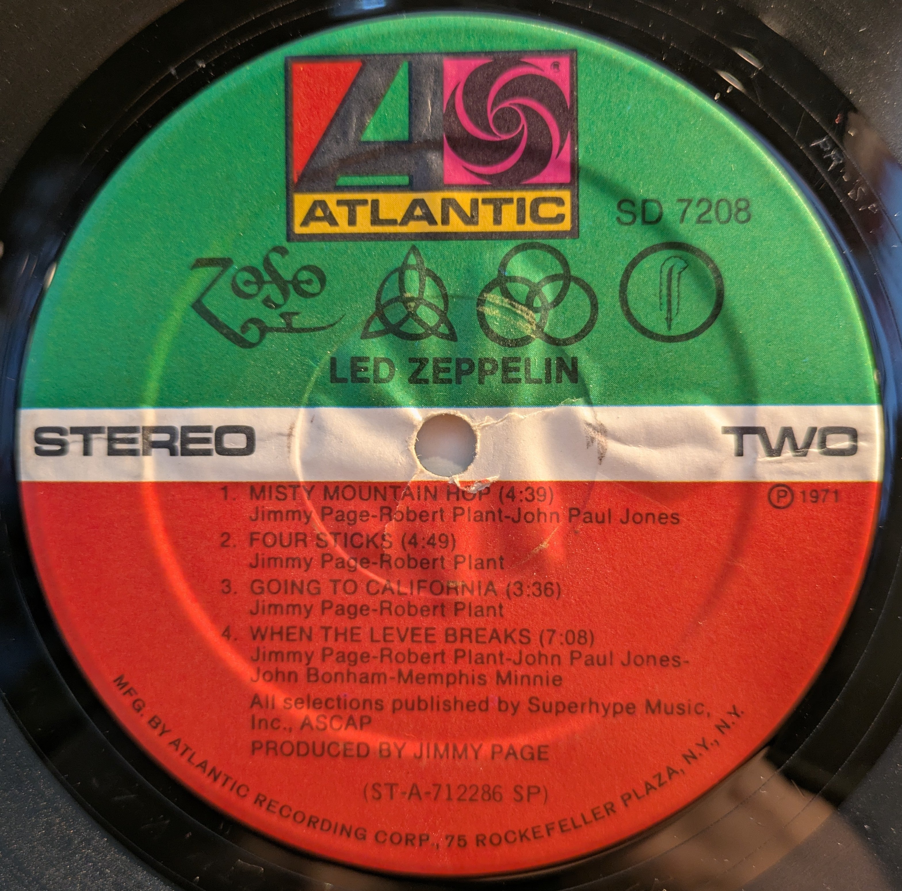 Led Zeppelin - Untitled (VINYL) | Very Good (VG) Excellent (EX)