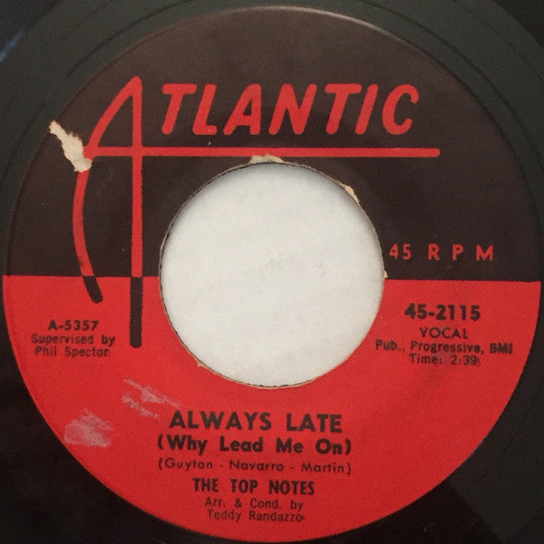 The Top Notes - Twist And Shout (7" VINYL) | Very Good (VG) Generic