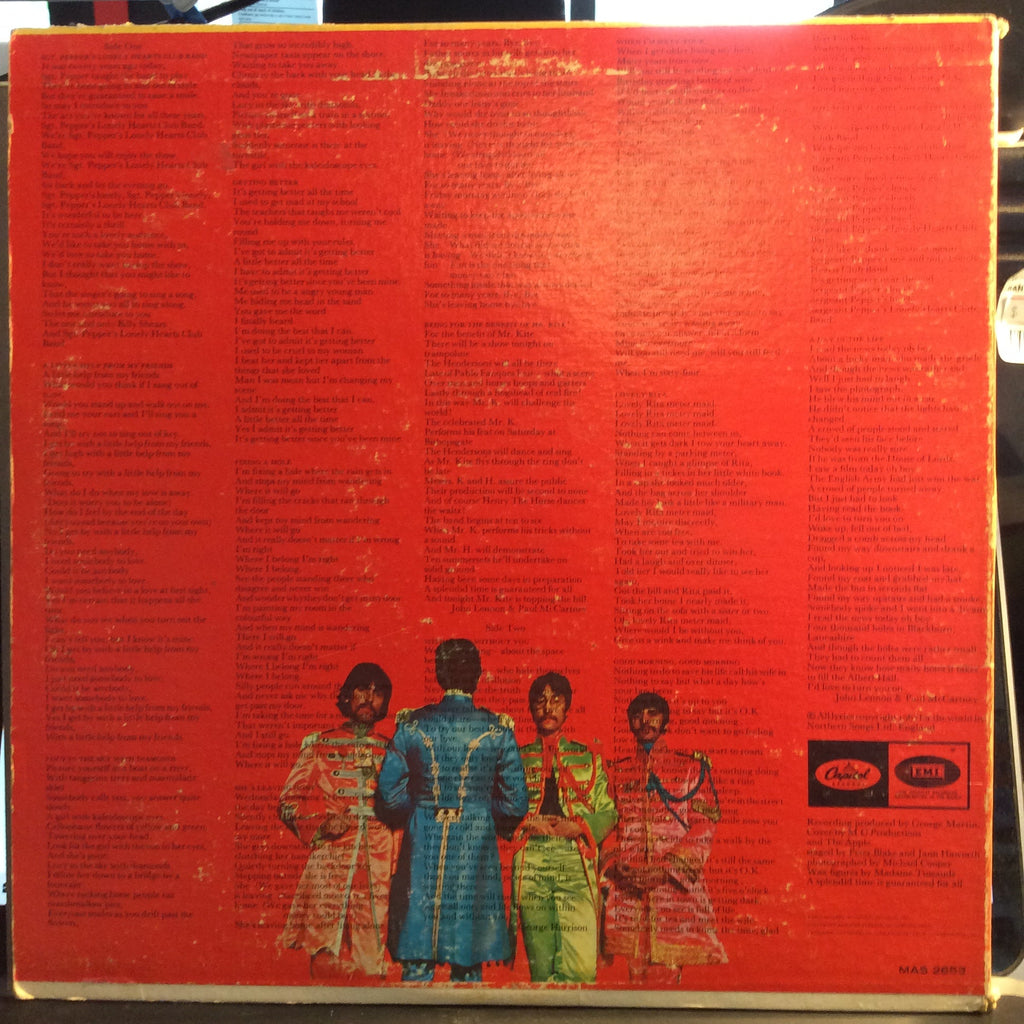 The Beatles - Sgt. Pepper's Lonely Hearts Club Band (VINYL) | Very Good (VG) Very Good Plus (VG+)