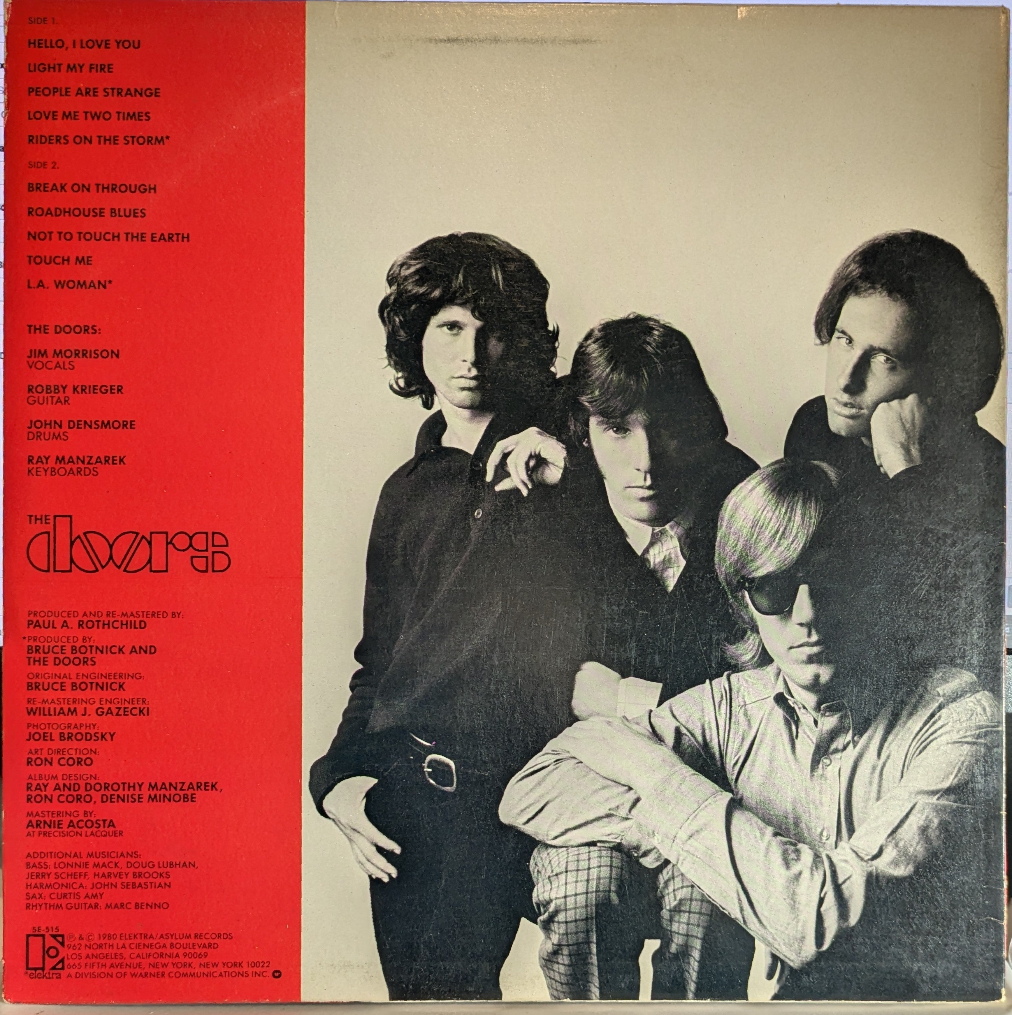 The Doors - Greatest Hits (VINYL) | Very Good (VG) Excellent (EX)