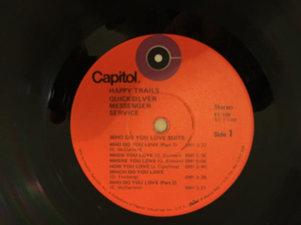 Quicksilver Messenger Service - Happy Trails (VINYL) | Very Good (VG) Very Good Plus (VG+)