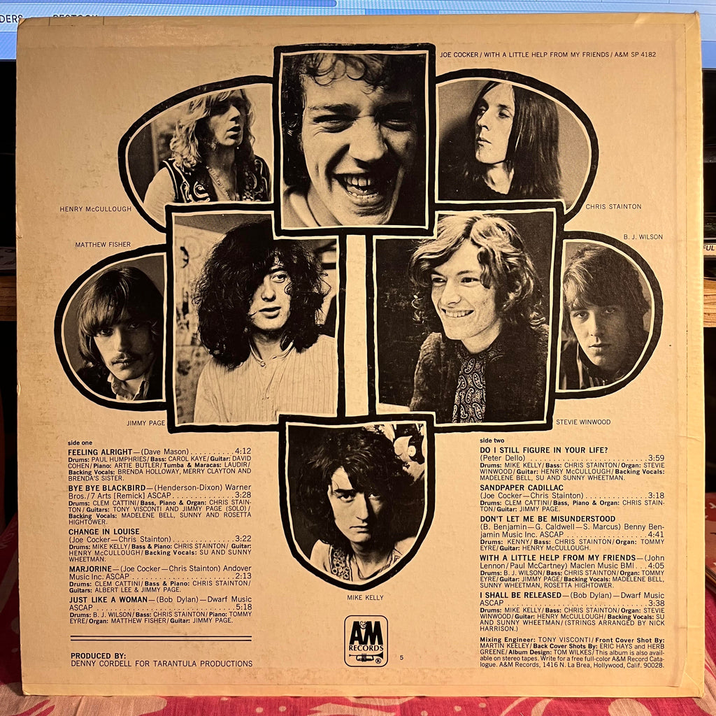 Joe Cocker - With A Little Help From My Friends *MONARCH* | Very Good (VG) Excellent (EX)