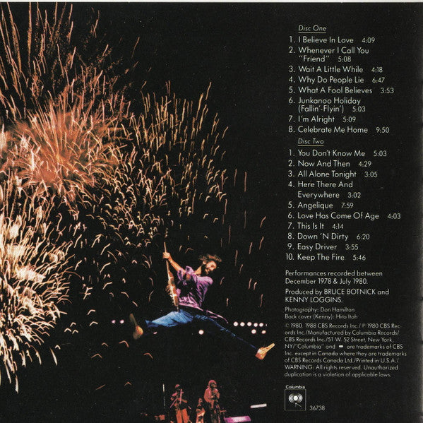 Kenny Loggins - Alive (2xCD) | Excellent (EX) Excellent (EX)