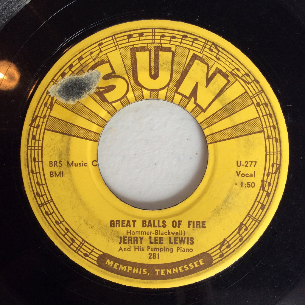Great Balls Of Fire (7" VINYL) | Very Good (VG) Very Good Plus Plus (VG++)