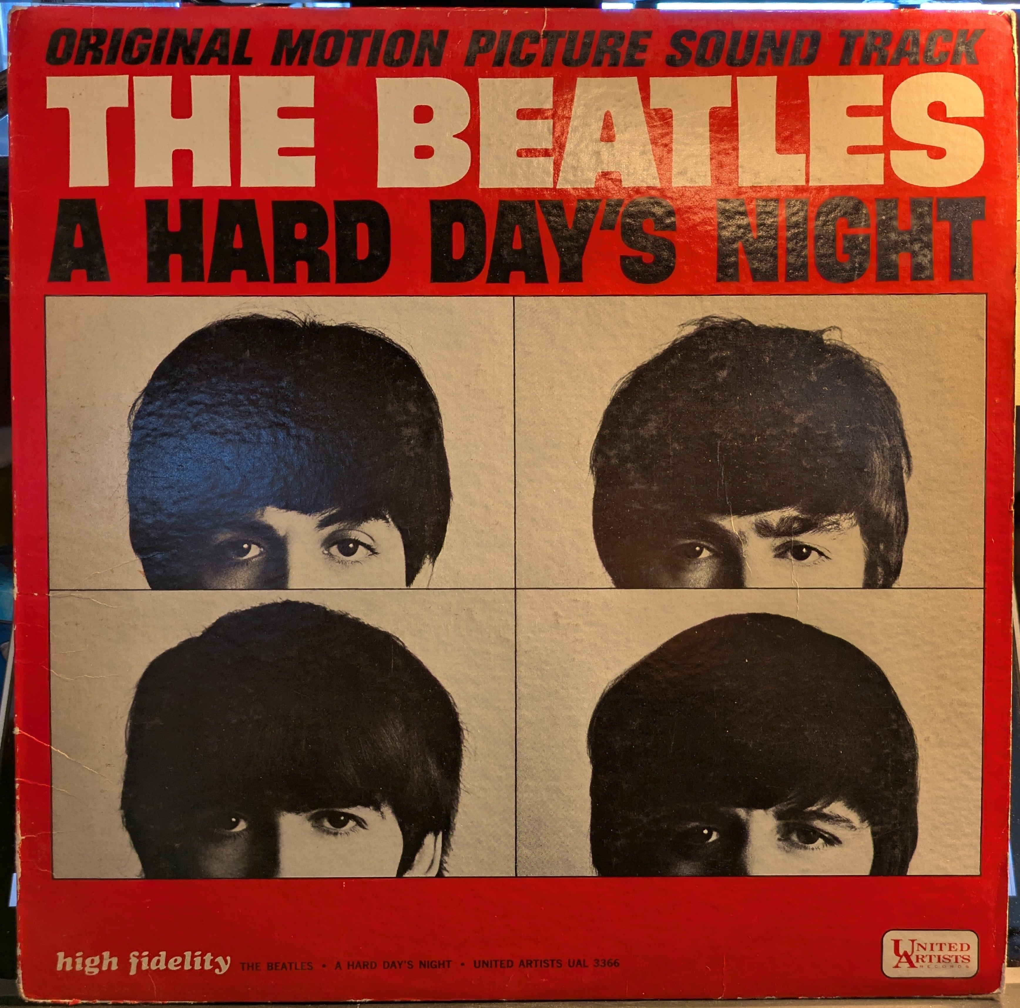 The Beatles - A Hard Day's Night (Original Motion Picture Sound Track) (VINYL) | Very Good (VG) Very Good Plus (VG+)