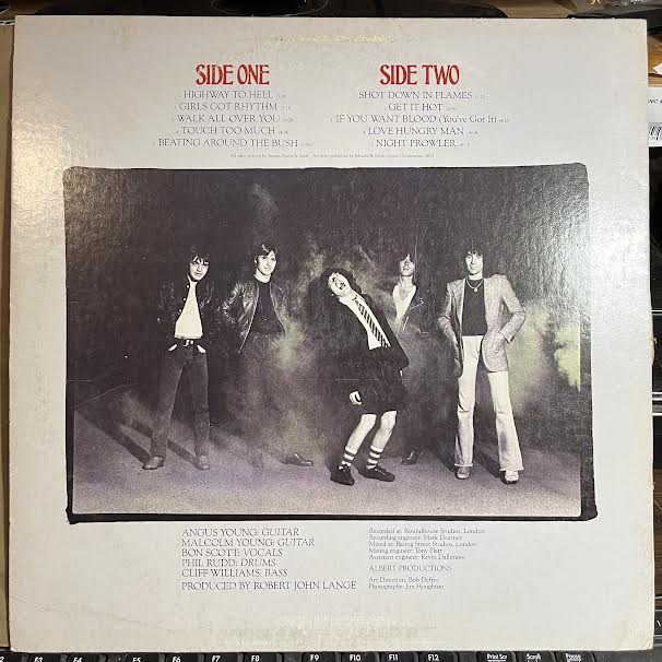 AC/DC - Highway To Hell (VINYL) | Very Good (VG) Very Good (VG)
