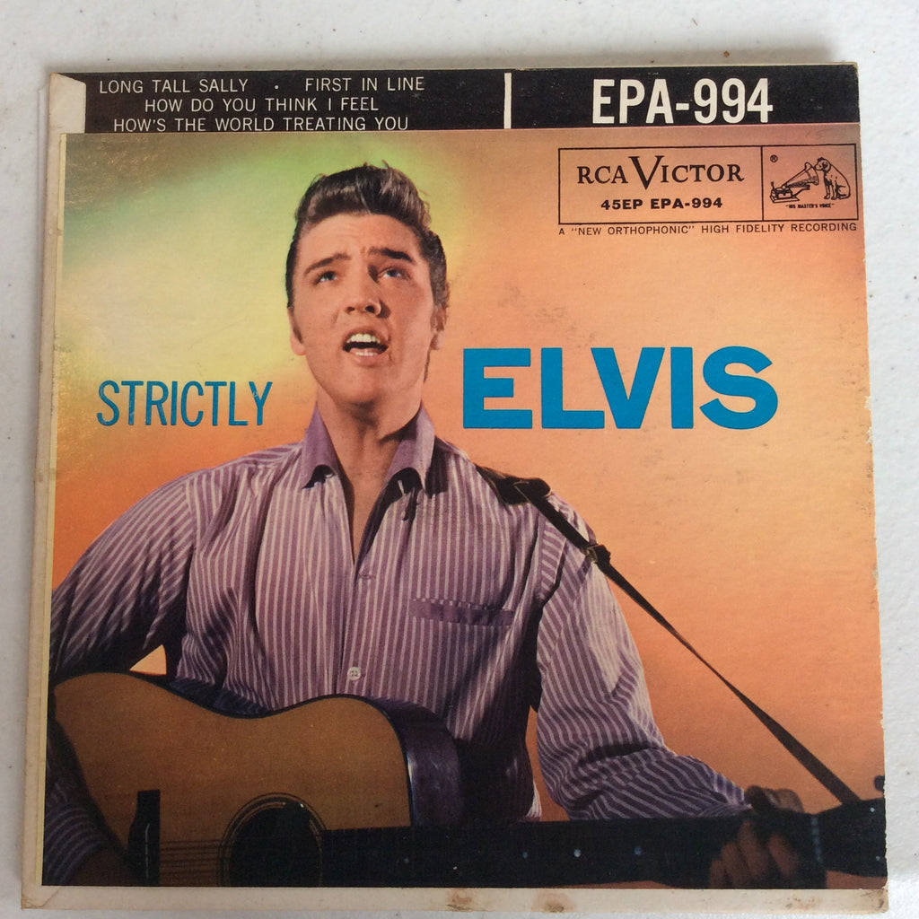 Elvis Presley - Strictly Elvis (7" VINYL) | Very Good (VG) Very Good Plus (VG+)
