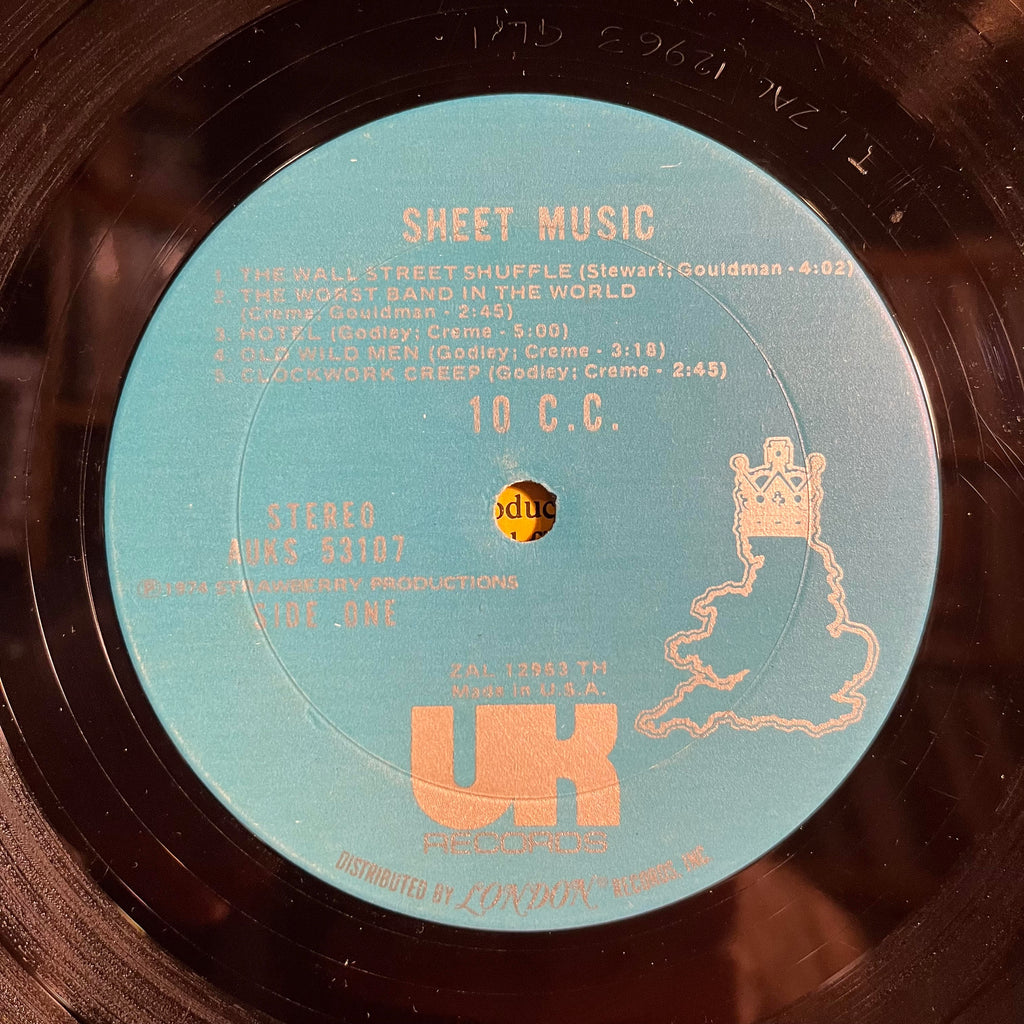 10cc - Sheet Music | Very Good (VG) Very Good (VG)