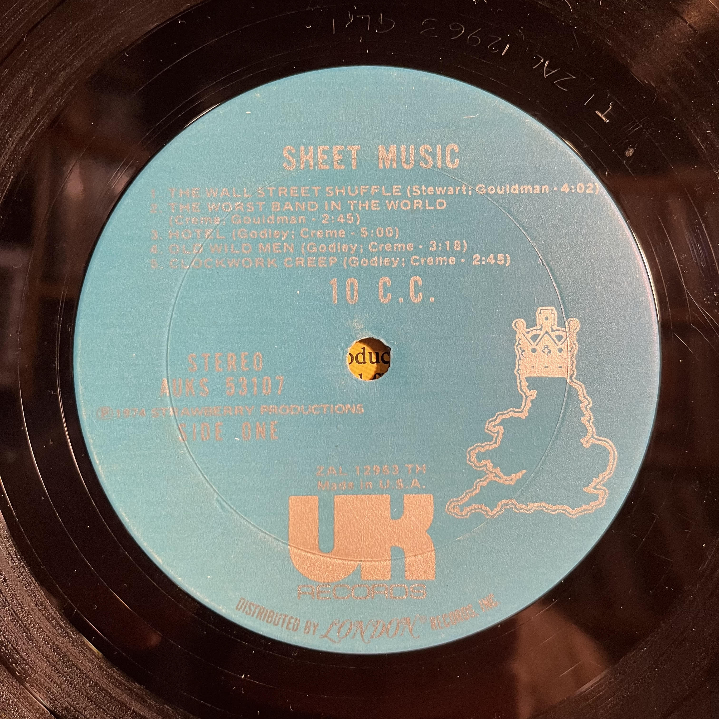 10cc - Sheet Music | Very Good (VG) Very Good (VG)
