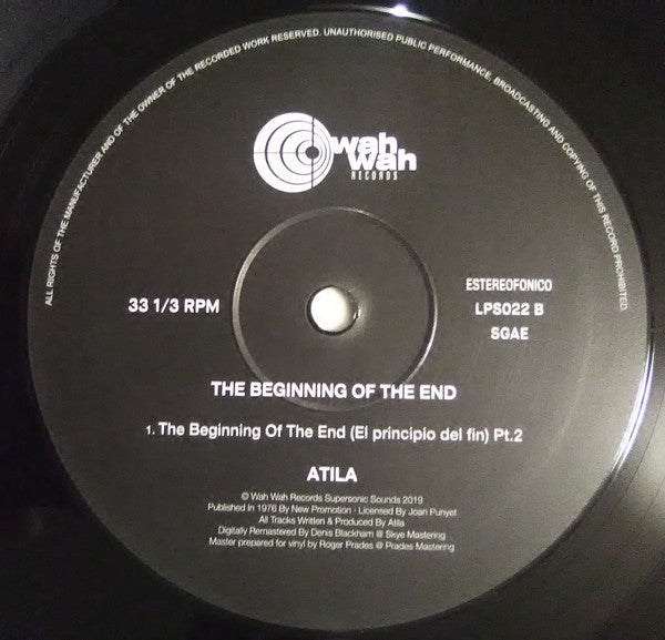 The Beginning Of The End (El Principio Del Fin)(VINYL) | Mint (M)