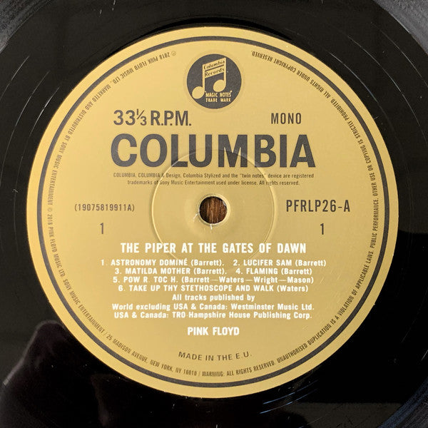 Pink Floyd - The Piper At The Gates Of Dawn | Mint (M) Mint (M)