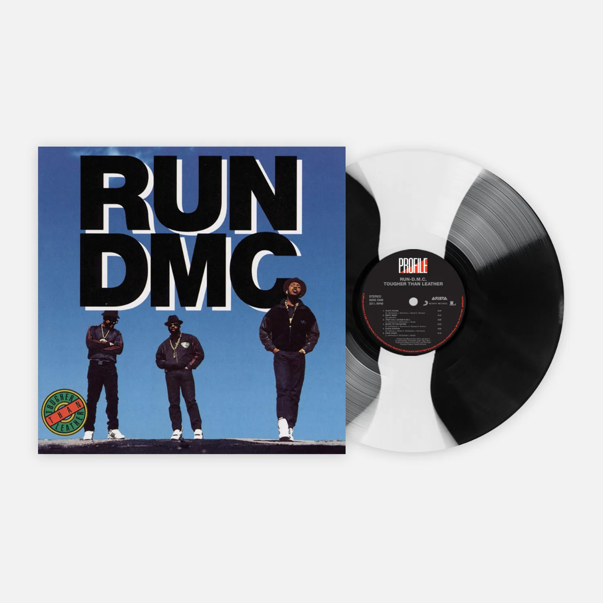Tougher Than Leather (VMP EXCLUSIVE: BLACK & WHITE STRIPE VINYL) | Mint (M) Mint (M)