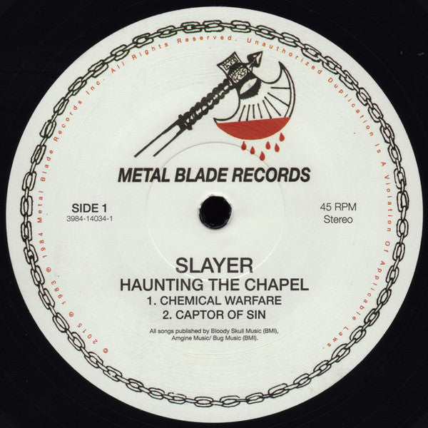 Slayer - Haunting The Chapel | Near Mint (NM) Mint (M)
