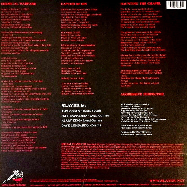 Slayer - Haunting The Chapel | Near Mint (NM) Mint (M)