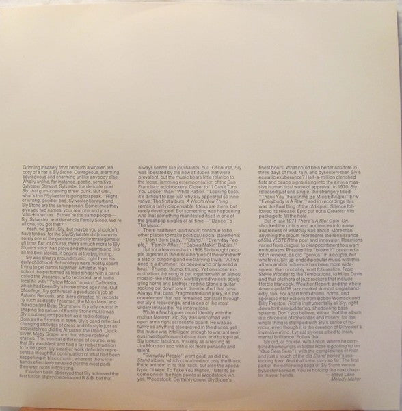 Sly & The Family Stone - Small Talk | Near Mint (NM) Very Good (VG)