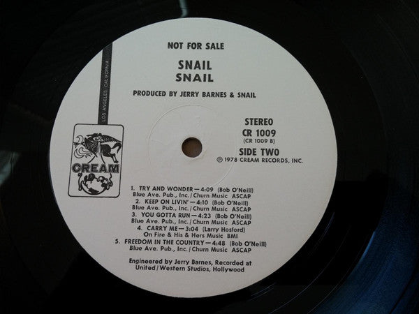 Snail (4) - Snail | Very Good Plus (VG+) Very Good (VG)