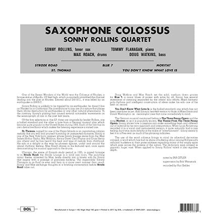 Sonny Rollins - Saxophone Colossus | Mint (M) Mint (M)