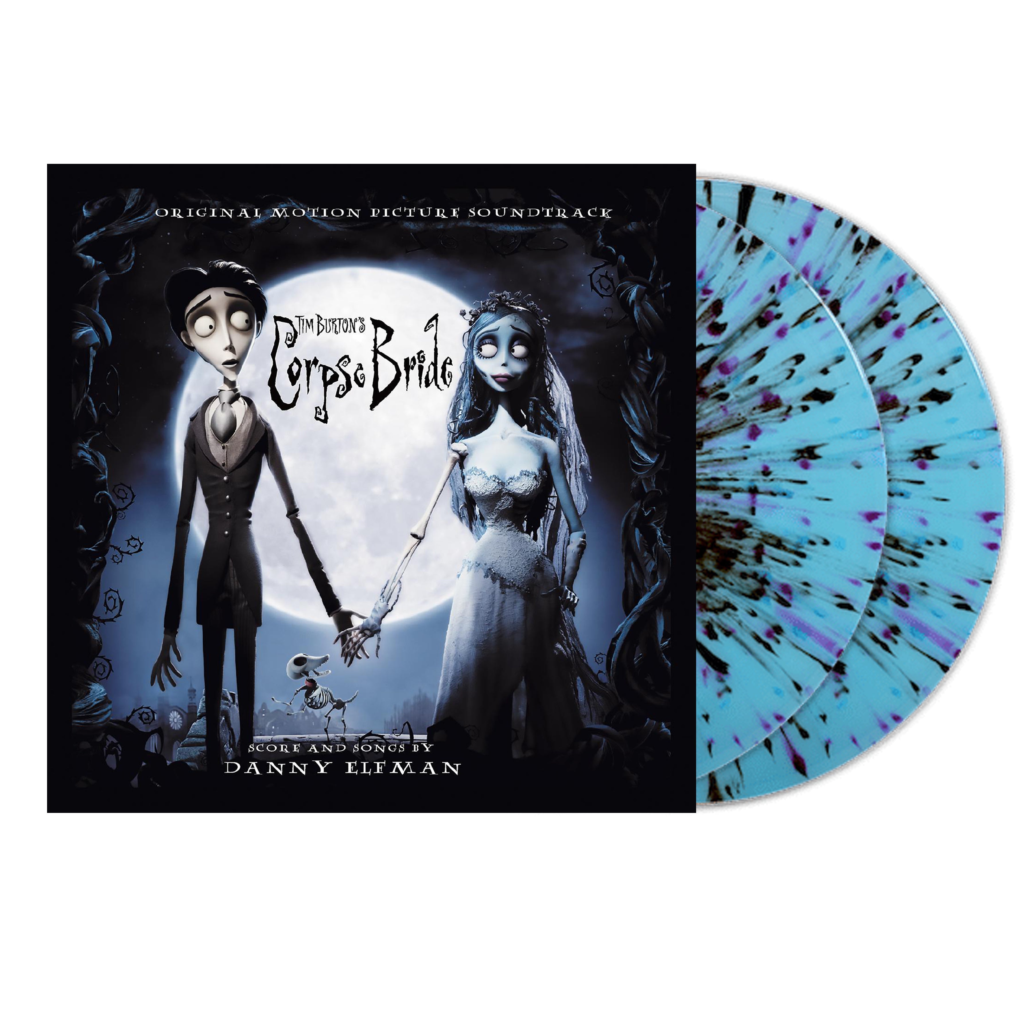 Danny Elfman - Corpse Bride--Original Motion Picture Soundtrack (2x BLUE W/ PURPLE & BLACK SPLATTER VINYL) | Mint (M) Mint (M)