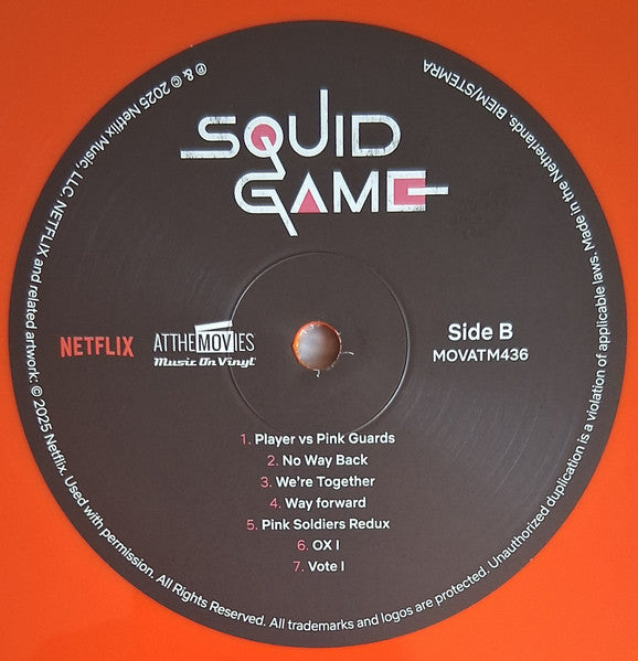 Squid Game (Soundtrack From The Netflix Series)(2xCOLOR VINYL) | Mint (M) Mint (M)