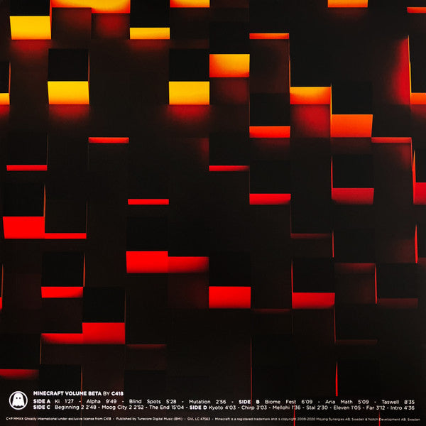 C418 - Minecraft Volume Beta (RED + YELLOW SPLATTER VINYL) | Mint (M) Mint (M)