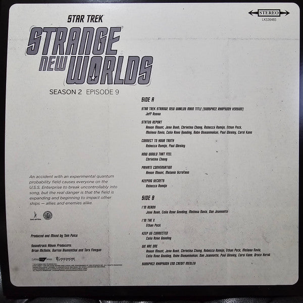 Star Trek Strange New Worlds Season 2 - Subspace Rhapsody (Original Series Soundtrack) | Mint (M) Mint (M)