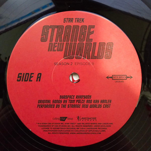 Star Trek Strange New Worlds Season 2 - Subspace Rhapsody (Original Series Soundtrack) | Mint (M) Mint (M)