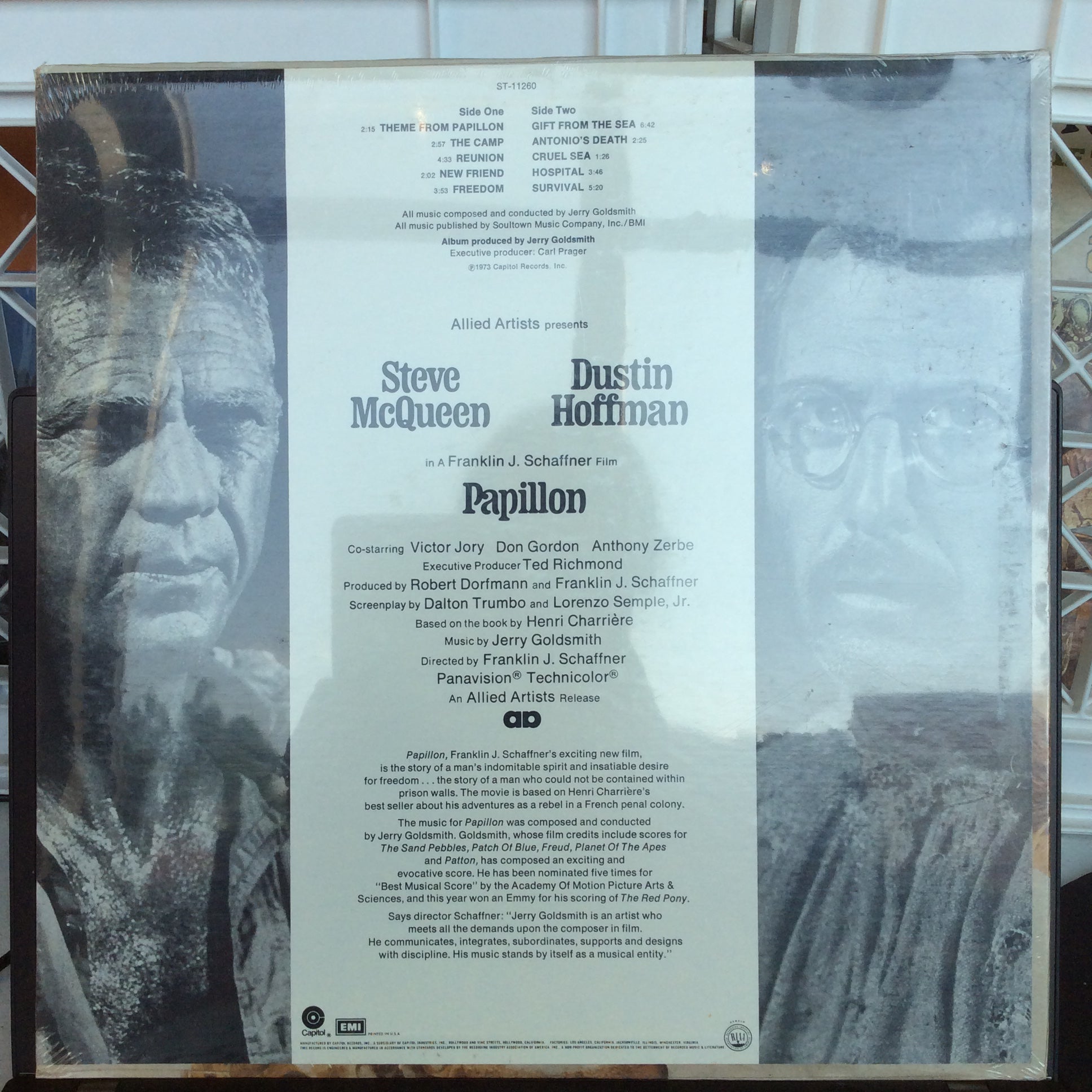 Papillon (Original Motion Picture Soundtrack) (VINYL) | Mint (M) Mint (M)