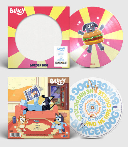 Bluey - Burger Dog / Bluey Theme Tune (Burger Dog Version)(2025 RSD Exclusive, Limited Edition, 7" Picture Disc Vinyl) | Mint (M) Mint (M)