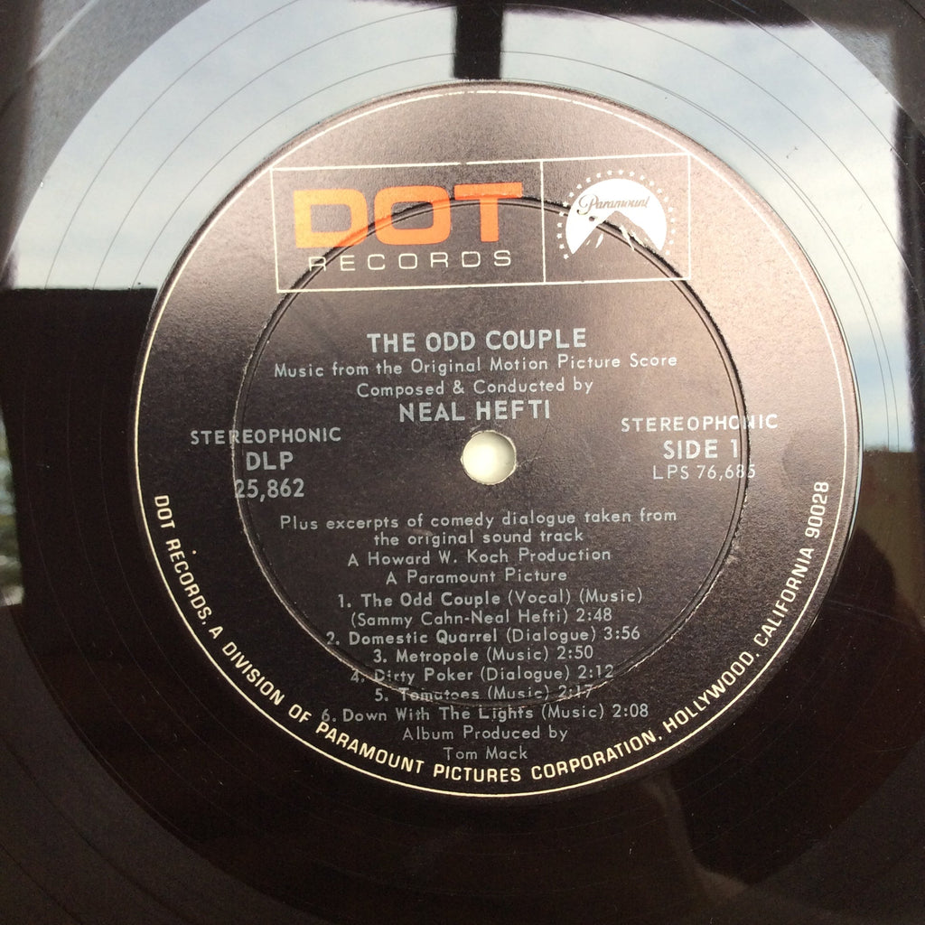 The Odd Couple (Music From The Original Motion Picture Score) (VINYL) | Excellent+ (EX+) Very Good Plus (VG+)