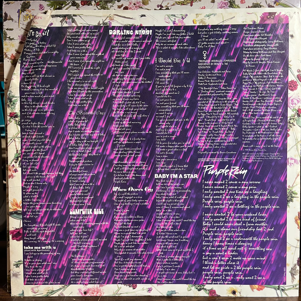 Prince And The Revolution - Purple Rain (VINYL) | Excellent+ (EX+) Near Mint (NM)
