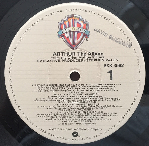 Various - Arthur (The Album) (VINYL) | Excellent (EX) Excellent (EX)