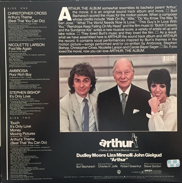 Various - Arthur (The Album) (VINYL) | Excellent (EX) Excellent (EX)