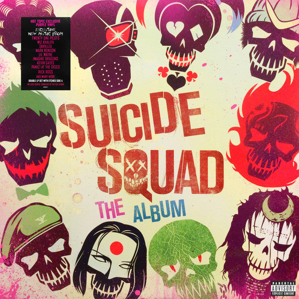 Various - Suicide Squad (The Album) (HOT TOPIC PURPLE 2xVINYL) | Excellent+ (EX+)