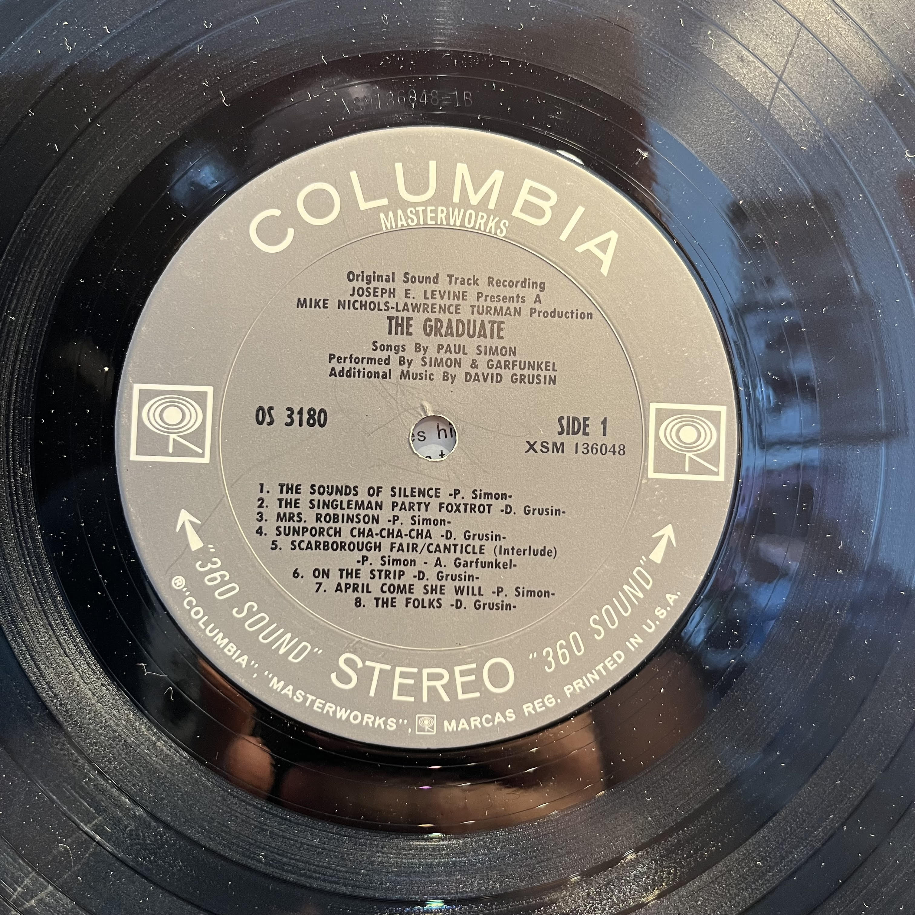 Simon & Garfunkel - The Graduate (Original Sound Track Recording) *TERRE HAUTE* | Excellent (EX) Near Mint (NM)