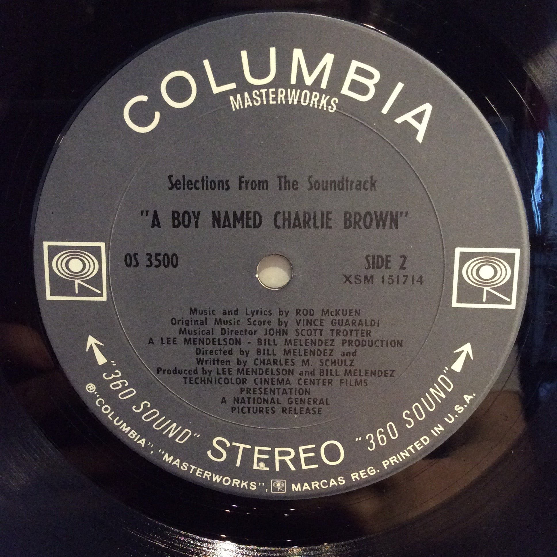 Rod McKuen - Selections From The Soundtrack "A Boy Named Charlie Brown" (VINYL) | Excellent (EX) Near Mint (NM)