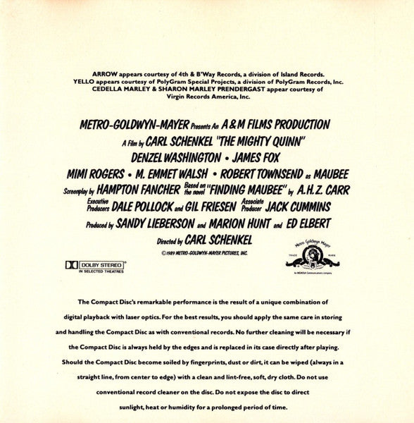 Various - The Mighty Quinn (Original Motion Picture Soundtrack) (CD) | Near Mint (NM) Near Mint (NM)