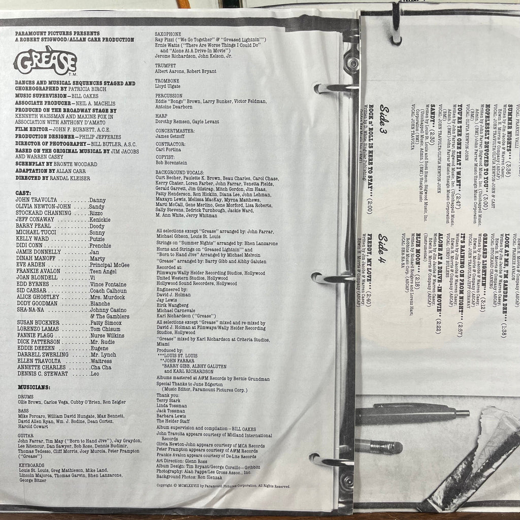 Various - Grease (The Original Soundtrack From The Motion Picture) (2xVINYL) | Near Mint (NM) Near Mint- (NM-)