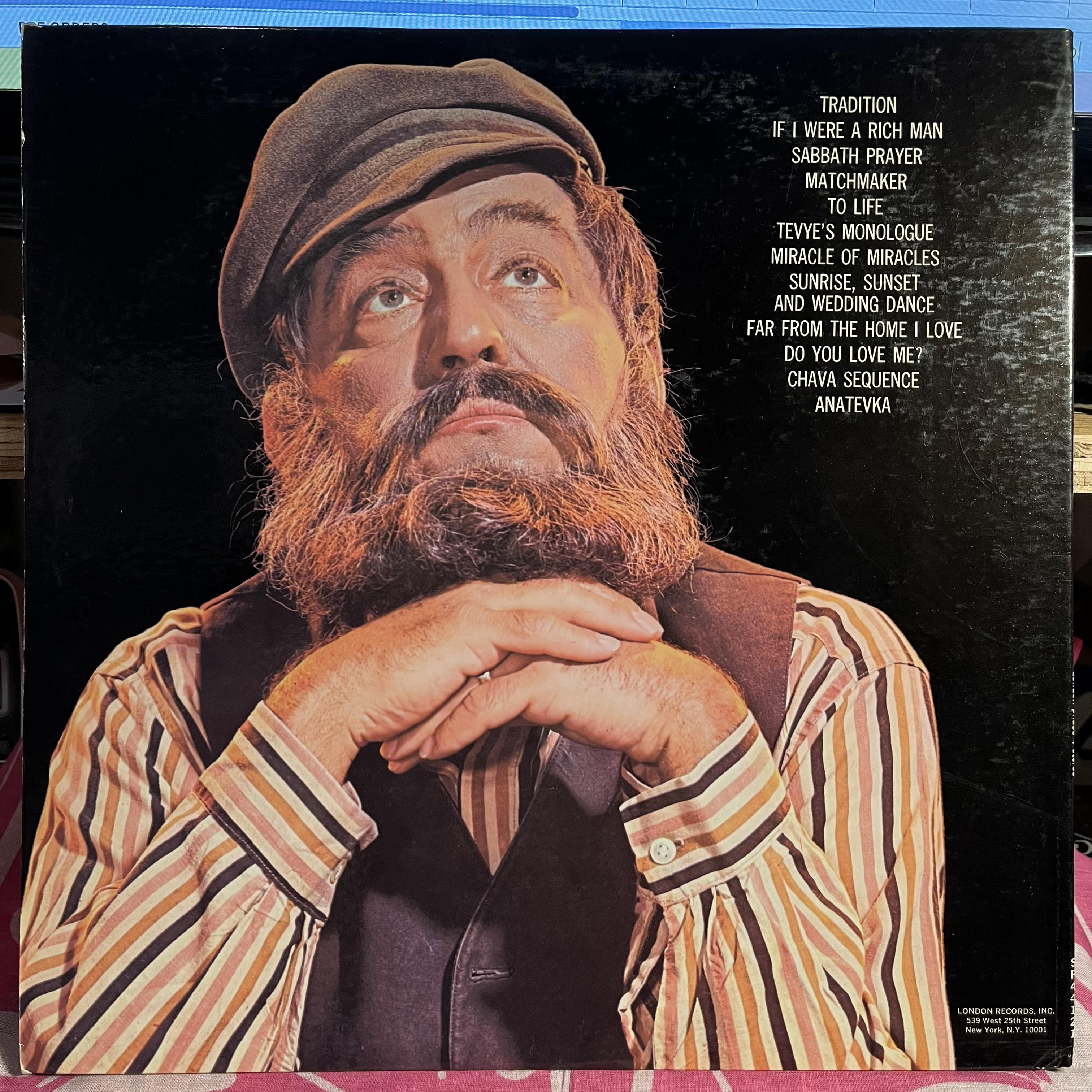 Robert Merrill - Music From Fiddler On The Roof *PROMO* | Near Mint (NM) Near Mint (NM)