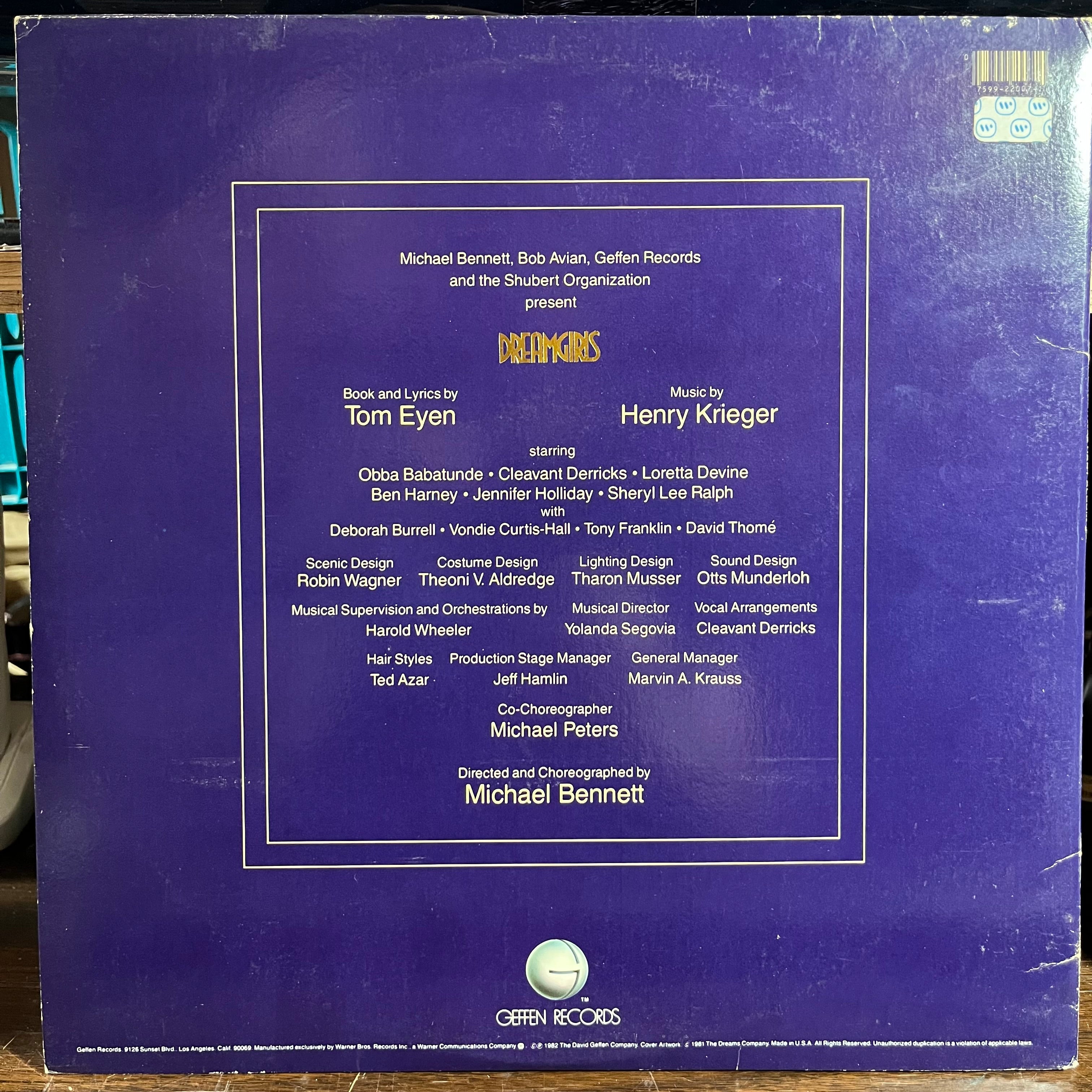 Dreamgirls Original Broadway Cast - Dreamgirls Original Broadway Cast Album (VINYL) | Near Mint (NM) Excellent (EX)