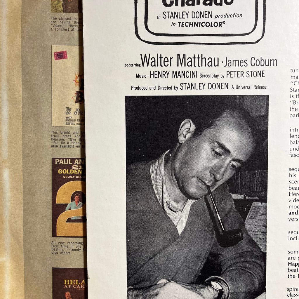 Henry Mancini - Charade (VINYL) | Near Mint (NM) Near Mint (NM)