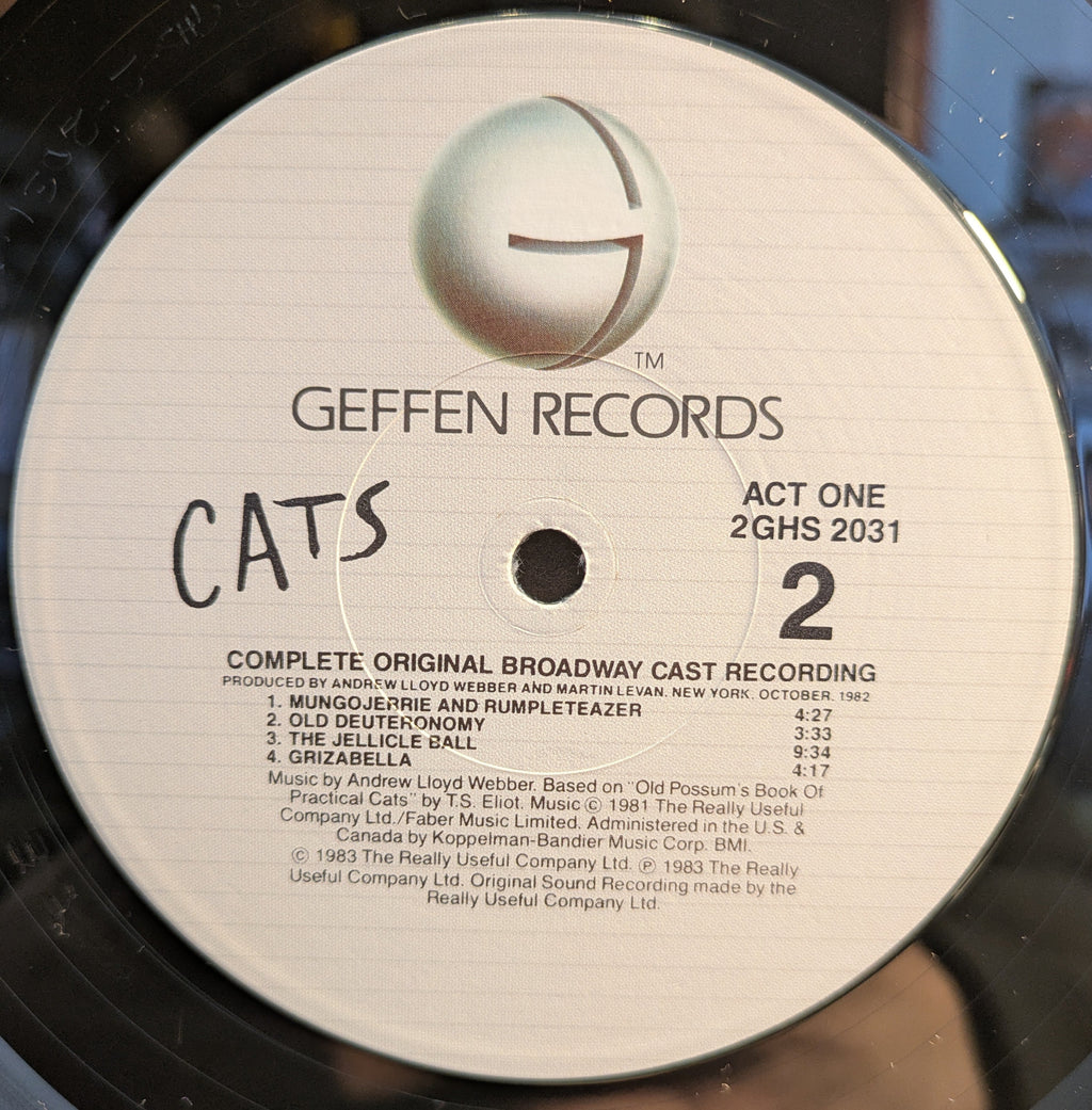 Andrew Lloyd Webber - Cats - Complete Original Broadway Cast Recording (2xVINYL) | Near Mint (NM) Near Mint (NM)